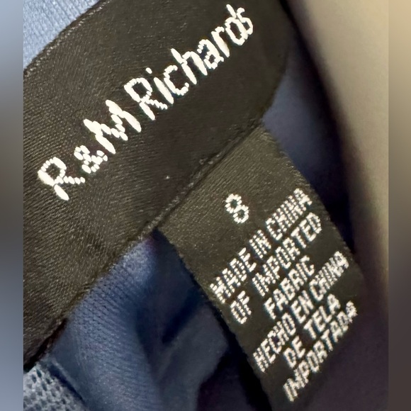 R&M RICHARDS Drape Back Sequin Embellished Gown - Picture 8 of 16